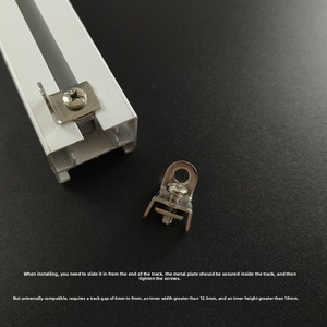 Clip de Verrouillage pour Rail de <span class=keywords><strong>Rideau</strong></span> Électrique en Acier Inoxydable Modèle S-1020 – Verrou de Positionnement au Design Moderne - Product Image 3