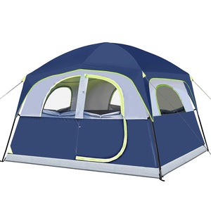 <span class=keywords><strong>Tenda</strong></span> da Campeggio Familiare Grande Disponibile: <span class=keywords><strong>Tenda</strong></span> Portatile Impermeabile e Antivento a Doppio Strato per 6-8 Persone, Riparo per Esterni - Product Image 5