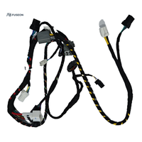 Rangkaian Kabel Multi-Fungsi Instrumen Otomatis Selubung Kepang Kuning-Hitam Kabel Otomotif Kustom OEM 12V 24V