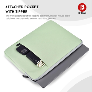 Funda para portátil de 14 pulgadas, color verde menta, resistente al agua, acolchada, a prueba de golpes, bolsa de viaje para ordenador HP, Lenovo, ASUS, <span class=keywords><strong>Acer</strong></span> <span class=keywords><strong>Chromebook</strong></span> - Product Image 4