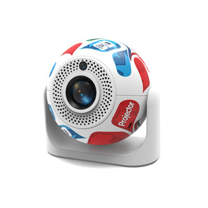 Mini <span class=keywords><strong>Proiettore</strong></span> JY360 4K con Design a Pallone da Calcio, Correzione Automatica del Trapezio, Android 13, WiFi6, <span class=keywords><strong>Proiettore</strong></span> Portatile - Product Image 1
