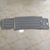 Plateforme de bain intégrée pour bateau Crownline 225 260EX 220EX 240LS 2005, revêtement de pont en mousse EVA imitation teck, style SeaDek MarineMat, auto-adhésif
