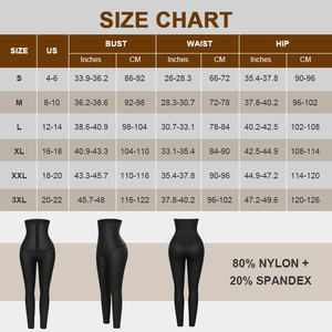 VENTE FLASH Nouveau design Leggings en <span class=keywords><strong>cuir</strong></span> <span class=keywords><strong>taille</strong></span> haute sculptant le ventre pour l'hiver Noir pour femmes et body sculptant à manches longues en <span class=keywords><strong>cuir</strong></span> - Product Image 6