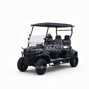 รถกอล์ฟไฟฟ้า 4 ที่นั่ง ยกสูงสำหรับขับขี่ออฟโรด 72V ลิเธียม ได้รับการรับรองมาตรฐาน CE เหมาะสำหรับการล่าสัตว์และรีสอร์ท - Product Image 3