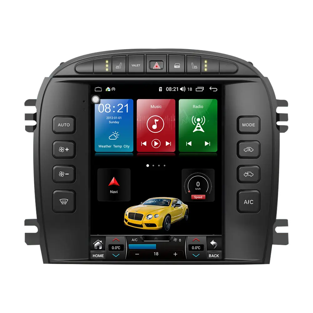 Lettore multimediale Android 11.0 Tesla Style per Jaguar S tipo 2004 2005 navigazione GPS Audio Stereo autoradio unità principale Carplay