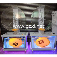 Machine de loterie mécanique en bois avec écran d'affichage haute définition pour 2000 balles, ensemble de jeu de bingo pour 500 balles, jetons et marqueurs de bingo