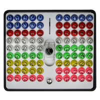 Ensemble de jeu de Bingo doré, machine de loterie électrique, agitateur automatique de boules de Bingo, jeu de tirage au sort, parc d'attractions, aire de jeux extérieure