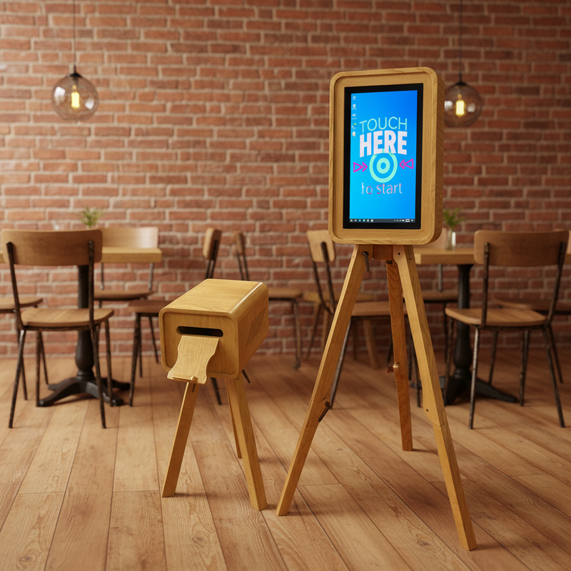 Popular Wooden Pad Photo Booth for