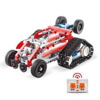 Jouets éducatifs pour enfants, kit voiture de construction F1, voiture de course, télécommande, bloc de construction