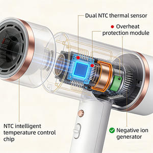 Mini Blow <strong>Dryer</strong> Travel Size Lightweight Foldable, Dual Voltage for Worldwide Use, Powerful Airflow for Quick Drying Styling - Product Image 4