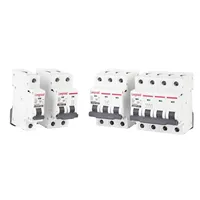 Pasokan Komersial 3c Ce 1p 2p 3p 4pole Mcb 1a 2a 6a 10a 16a 20a 25a 32a 40a 50a 63a Listrik Ac Dc Mcb Miniature Circuit Breaker