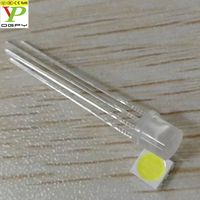 Diodes LED RVB à tête plate de 5 mm de haute qualité, anode commune, cathode commune, avec lentille transparente ou lentille diffuse laiteuse, 1000 pièces par sac
