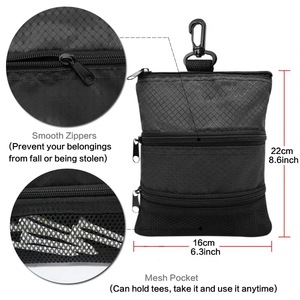 Golf <b>Bag</b> With Phone Pocket And Tee Storage Waterproof Portable Waist Hanging For Golf Accessories Unisex - Product Image 4