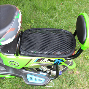 Funda de asiento de cobertura total para bicicleta eléctrica, almohadilla de repuesto transpirable de malla negra para scooter - Product Image 5