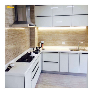 IItalian Style Pull Down Kitchen Shelf Cabinet Apartment Lights Switch Under-Sink Pantry Kitchen Organizer Kitchen Cabinet