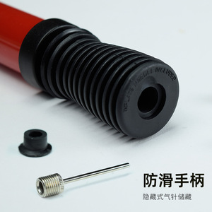 ปั๊มลมแบบพกพาขนาดเล็ก 8 นิ้ว 10 นิ้ว สำหรับบาสเกตบอล ฟุตบอล วอลเลย์บอล อุปกรณ์กีฬาแบบมือถือ - Product Image 4