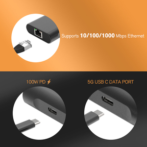 Base de Conexión <span class=keywords><strong>USB</strong></span> <span class=keywords><strong>C</strong></span> de 9 Puertos al por Mayor, Tipo-<span class=keywords><strong>C</strong></span> a HDMI 8K, <span class=keywords><strong>DisplayPort</strong></span>, <span class=keywords><strong>USB</strong></span> 3.0, Adaptador de Corriente PD de 100W, Hub <span class=keywords><strong>USB</strong></span>-<span class=keywords><strong>C</strong></span> 9 en 1 para Televisores HD - Product Image 5