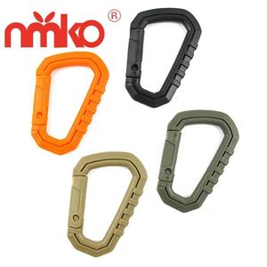 बाहरी सामरिक चढ़ाई के लिए निर्माता के डी-प्रकार का बकसुआ बैकपैक बाहरी हुक कैंपिंग उपकरण - Product Image 1