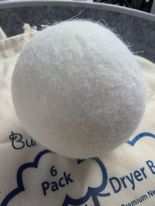 Boules <span class=keywords><strong>de</strong></span> lavage en feutre <span class=keywords><strong>de</strong></span> <span class=keywords><strong>laine</strong></span> biologique XL (6-7 cm) antistatiques pour machine à laver, boules <span class=keywords><strong>de</strong></span> séchage durables en <span class=keywords><strong>laine</strong></span> – Vente en gros - Product Image 2