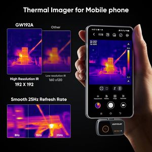 กล้องถ่ายภาพความร้อน GOYOJO GW192A USB-C สำหรับ Android ความละเอียดอินฟราเรด 192x192 สี 7 สี รุ่นขายดี - Product Image 2