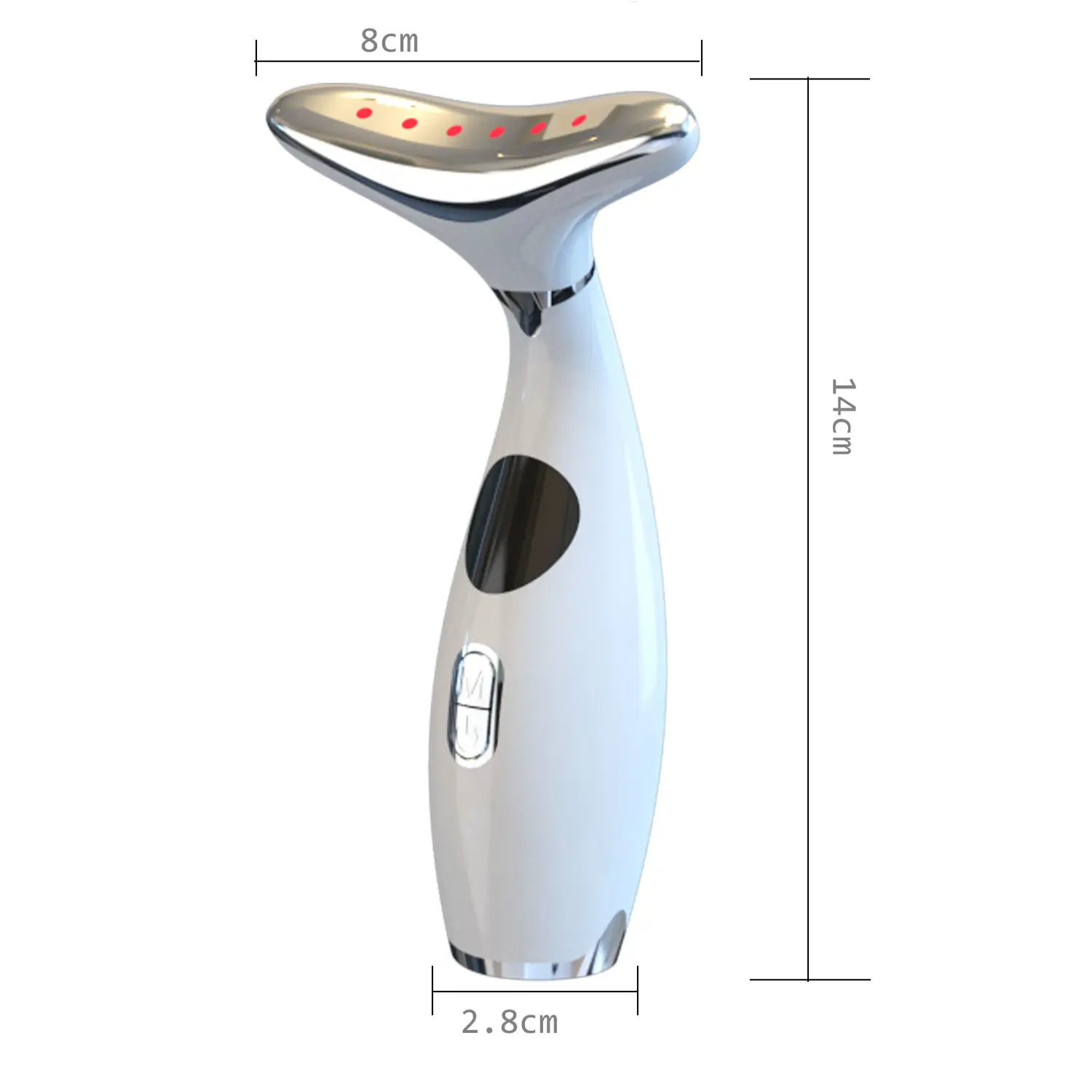 Appareil de levage du visage du cou de beauté Anti-âge réduire les poches Dispositif facial Lumière LED Photon Masseur pour le visage et le cou