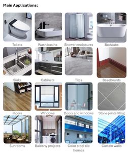 Scellant en silicone neutre Lvsonglin Brand 796 300ml résistant à la moisissure pour une étanchéité efficace - Product Image 2