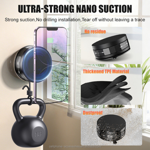 Mini petit <span class=keywords><strong>support</strong></span> de ventouse sous vide multifonctionnel <span class=keywords><strong>support</strong></span> de téléphone à aspiration magnétique Double face sous vide <span class=keywords><strong>multi</strong></span>-scène - Product Image 5