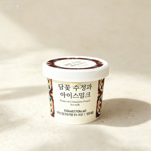 Helado Tradicional Coreano Damccot Sujeonggwa con Sabor a Canela, Vaso Individual de 100 ml, Opcional con 3 Fundas, Congelado (-18 °C), Envío - Product Image 4