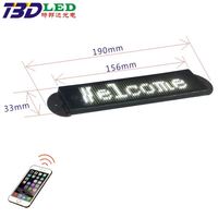 Module LED flexible à commande sans fil, affichage numérique programmable à défilement de texte, affichage publicitaire en Chine, OEM, portable, SDK souple
