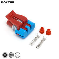 Connecteur de faisceau de câblage pour électrovanne 12V IP67, 2 broches, femelle, en cuivre, 12052643 DJR7024Y-1.5-21, kits complets GM EVAP EGR A/C
