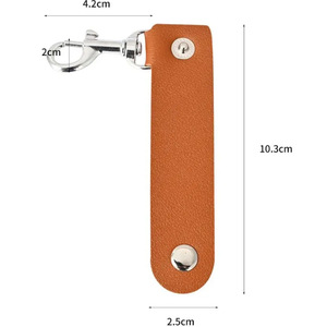 Cross-border creative PU leather <b>key</b> pendant, simple anti-loss tote <b>bag</b> <b>key</b> <b>ring</b>, stylish and minimalist <b>key</b> <b>ring</b> - Product Image 4