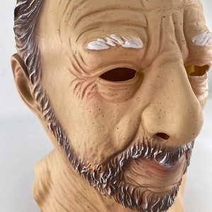 Nueva Máscara de Látex de Anciano para Fiesta, Máscara de Cabeza de Anciano, Suministros de Cosplay de Terror, Máscara de Terror para Halloween, Accesorio Divertido - Product Image 5