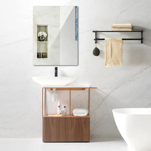 Calentador infrarrojo para espejo, Panel <span class=keywords><strong>calefactor</strong></span> rectangular para espejo de <span class=keywords><strong>baño</strong></span> de 450W con Interruptor táctil - Product Image 2