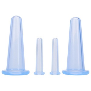 Silicone Facial <b>Massage</b> Cupping <b>Set</b> Single Hole Food Grade Health Care Moisture Absorbing For Face <b>Massage</b> - Product Image 2