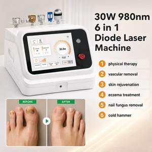Máquina de Depilación Láser de Diodo 6 en 1 de 30W 980nm, Rejuvenecimiento de la Piel, Equipo de Fisioterapia para Eczema y Hongos en las Uñas - Product Image 4