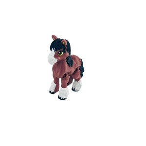 Figura de caballo impresa en 3D, modelo de animal articulado y posable, juguete para niños, regalo coleccionable - Product Image 4