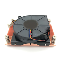 FEZCOOL LGA2011-1U3C-1 2011 2U Refroidisseur étroit avec ventilateur PWM 4 broches pour plateformes LGA 1150 1151 1155 1156 775