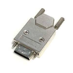 ขั้วต่อ SDR 26 พิน แบบตัวผู้ พร้อมฝาครอบโลหะ VHDCI SCSI ขั้วต่อ 26 พิน ระยะห่างระหว่างขั้ว 0.8 มม. แบบเชื่อมบัดกรี สำหรับคอมพิวเตอร์ - Product Image 4