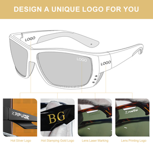Lunettes de <span class=keywords><strong>soleil</strong></span> de sport 100% uv vélo extérieur personnalisé lunettes de <span class=keywords><strong>soleil</strong></span> de cyclisme pour hommes vente en gros - Product Image 3