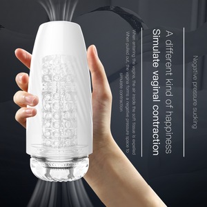 リアルな人間の声と負圧インテリジェントインタラクションを備えた電動感覚振動男性用オナホール - Product Image 3