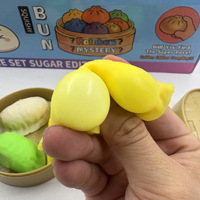 Bestseller transfrontalier : Jouet anti-stress en caoutchouc thermoplastique coloré en forme de boulette, à rebond lent