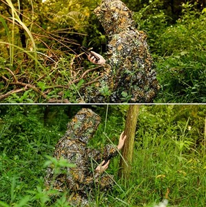 Factory Forest 3D camouflage ghillie vêtements de costume de <span class=keywords><strong>chasse</strong></span> de haute qualité - Product Image 6