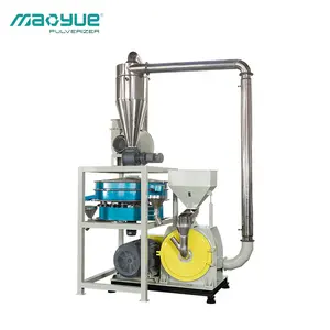 Machine de broyage de poudre PVC PE EVA personnalisée/Pulvérisateur de recyclage de granules de plastique/Pulvérisateur à disque en plastique milli