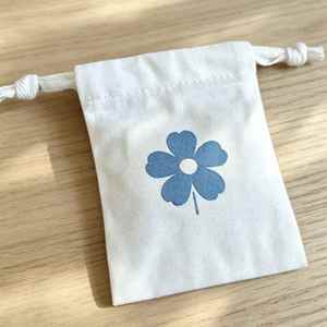 Sac à cordon en toile de coton de haute qualité pour bijoux - Pochette de rangement pour accessoires capillaires tendance - Pochette anti-poussière écologique - Product Image 4