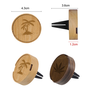 Chất Lượng Cao Bằng Gỗ Làm Mát Không Khí Xe Nước Hoa Khuếch Tán Bán Buôn Xe Hương Thơm Khuếch Tán Vent Clip - Product Image 4