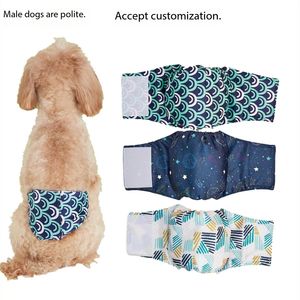 पुरुष कुत्ते के लिए अनुकूलित धोने योग्य पिल्ला डायपर कमर लपेटें पेट बैंड फैक्टरी प्रत्यक्ष आपूर्ति - Product Image 2