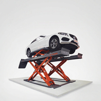 Équipement de maintenance ultra-mince à ciseaux hydrauliques, crics sans fente pour élévateur de voiture, travaux d'excavation et construction métallique