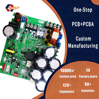 Base con Control de Alimentación Integrado, Ensamblaje de Circuitos PCBA, Fabricación y Diseño de PCBA, Superficie HASL/ENIG