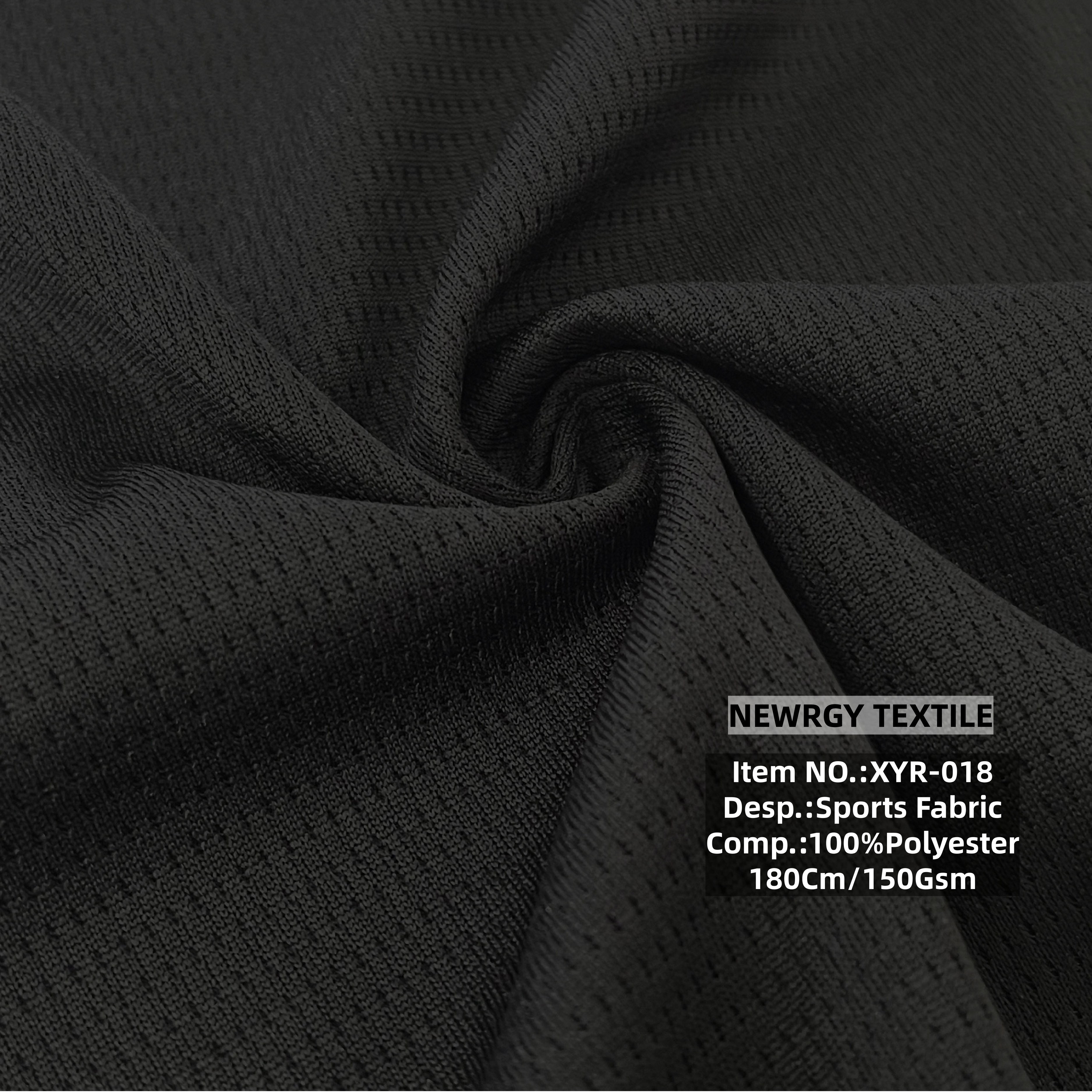 Stock Polyester Spandex Warp Heavyweight Mesh Fabric Breathable Wicking Quick-Dry for Girls Boys Cycling Activewear Sportswear