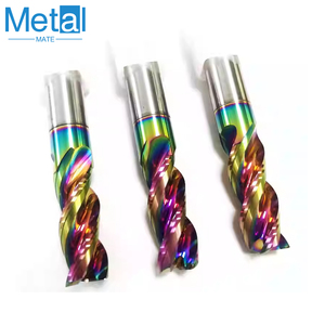 HRC55 솔리드 텅스텐 카바이드 <span class=keywords><strong>CNC</strong></span> 엔드 밀 커터 알루미늄 코팅 사각 황삭 밀링 커터 용 특수 3F 엔드 밀 - Product Image 1